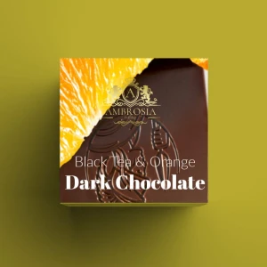 Dark Chocolate 70.4% with Essence of Black Tea & Orange 