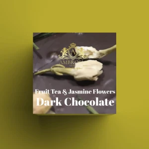 Dark Chocolate 70.4% With Essence Of Fruit Tea  & Jasmine Flowers