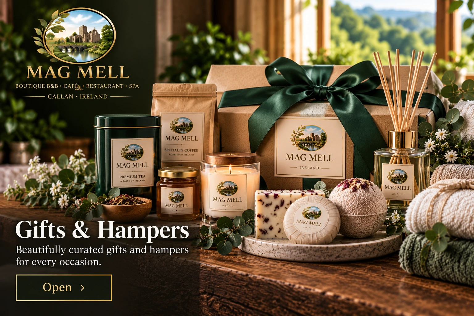Mag Mell luxury gifts and hampers collection Ireland