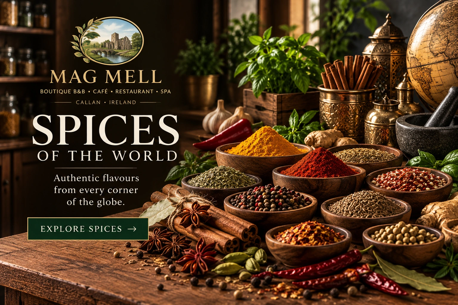 Mag Mell Spices of the World premium spice collection Ireland