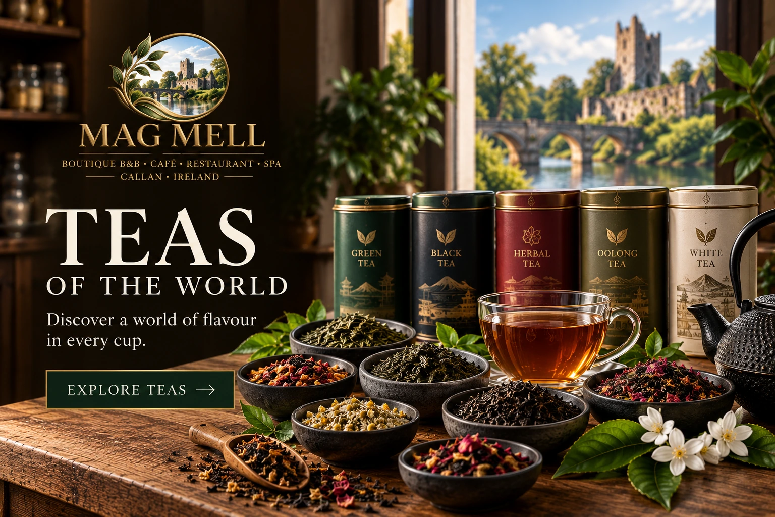 Mag Mell Teas of the World premium tea collection Ireland